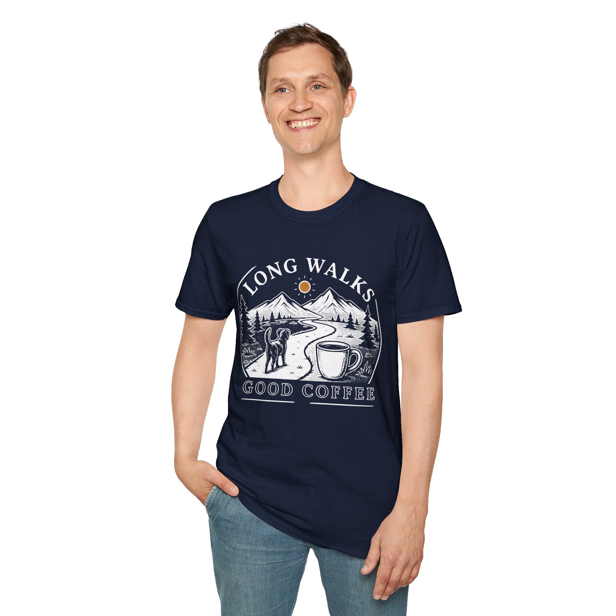 Long Walks & Good Coffee T-Shirt