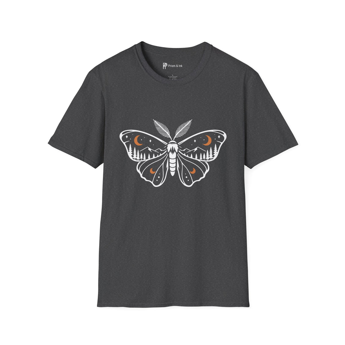 Midnight Moth Mountain Forest T-Shirt