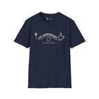 Go Somewhere Map Pin Path Coffee Travel T-Shirt