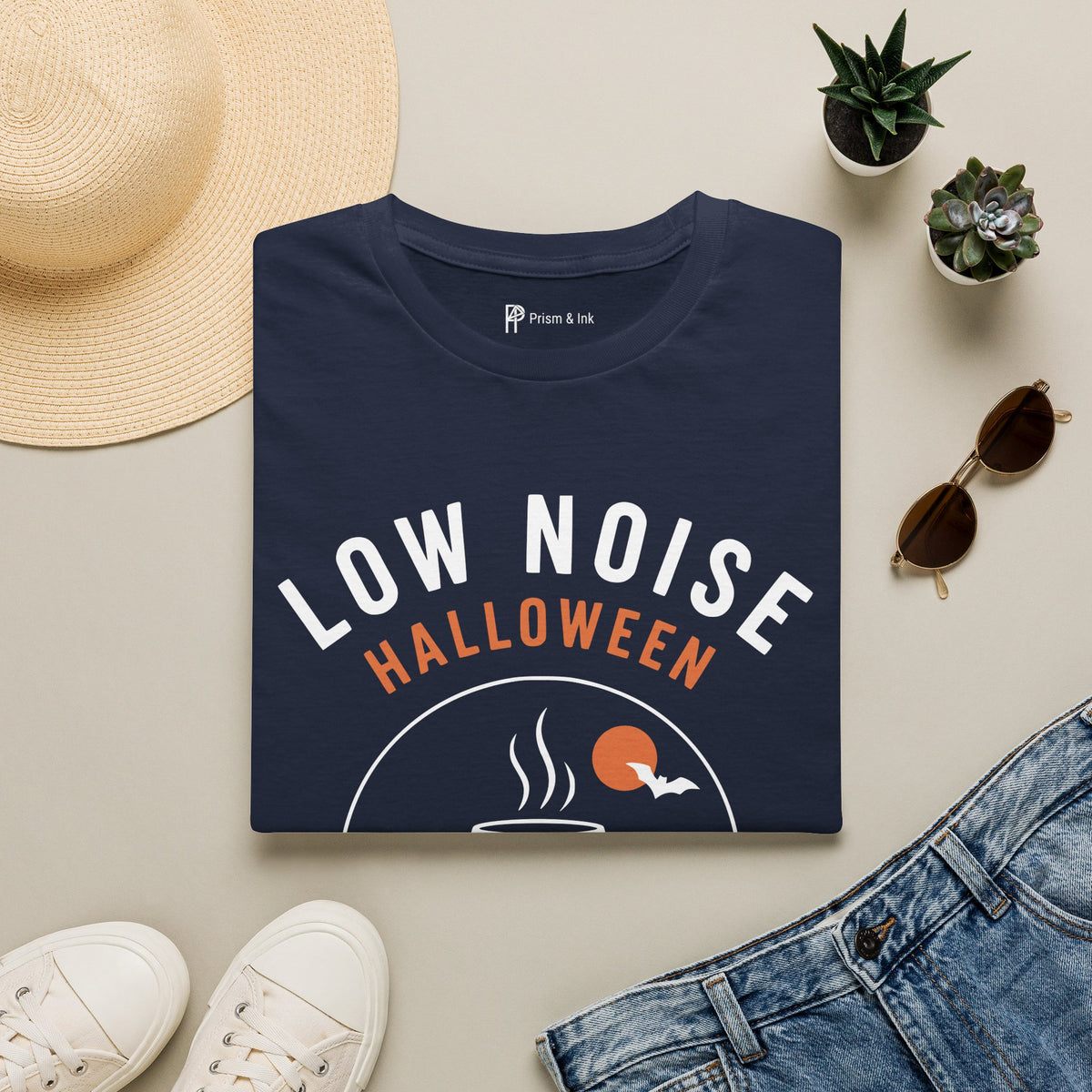 Low Noise Halloween Coffee First T-Shirt