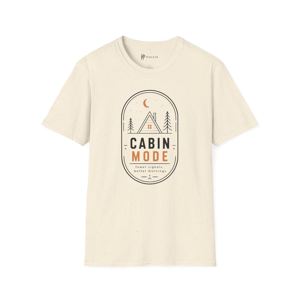 Cabin Mode Minimalist Slow Living Outdoor T-Shirt