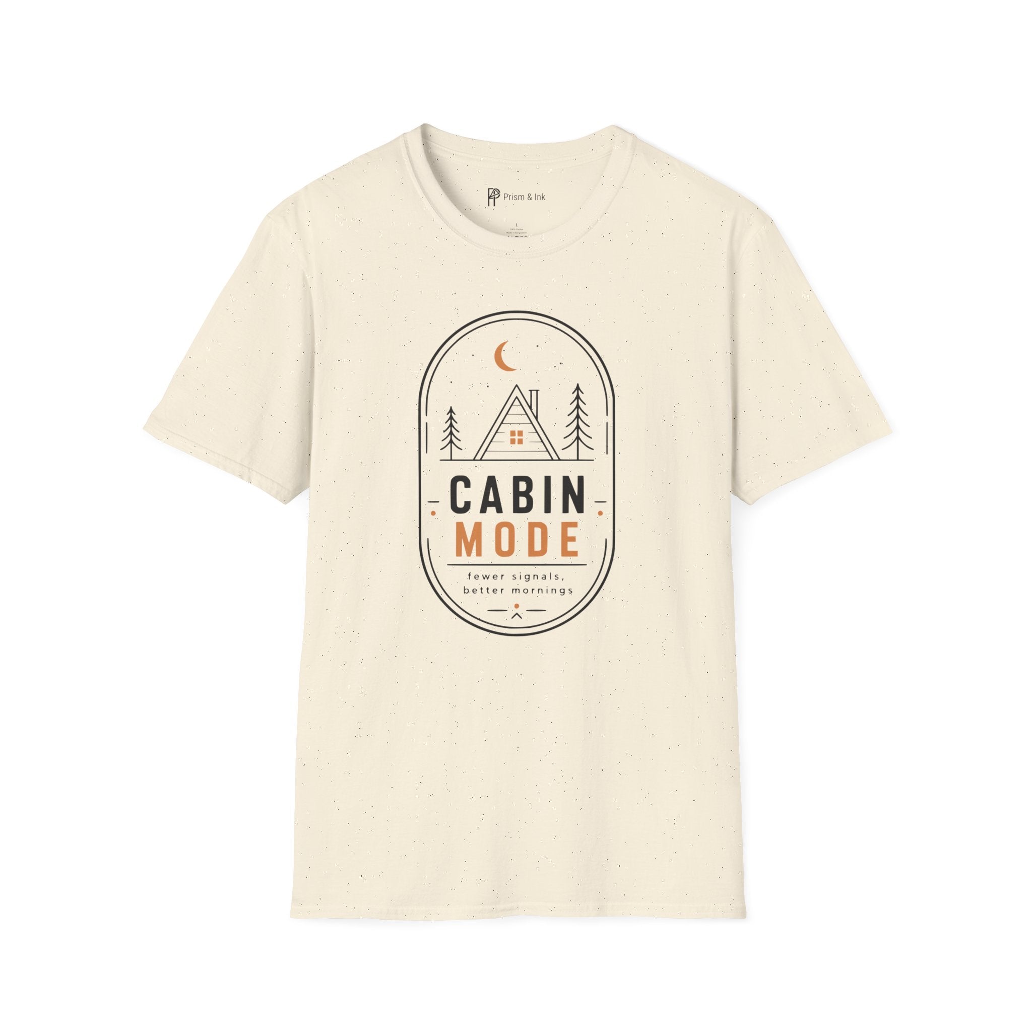 Cabin Mode Minimalist Slow Living Outdoor T-Shirt