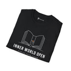 Inner World Open Minimalist Book Lover T-Shirt