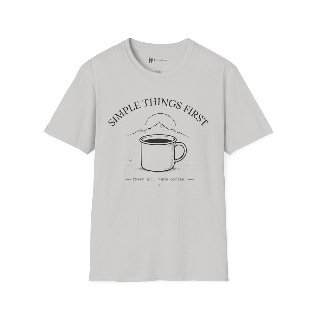 Simple Things First Fresh Air Warm Coffee T-Shirt