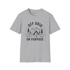 Off Grid On Purpose Camping Coffee T-Shirt