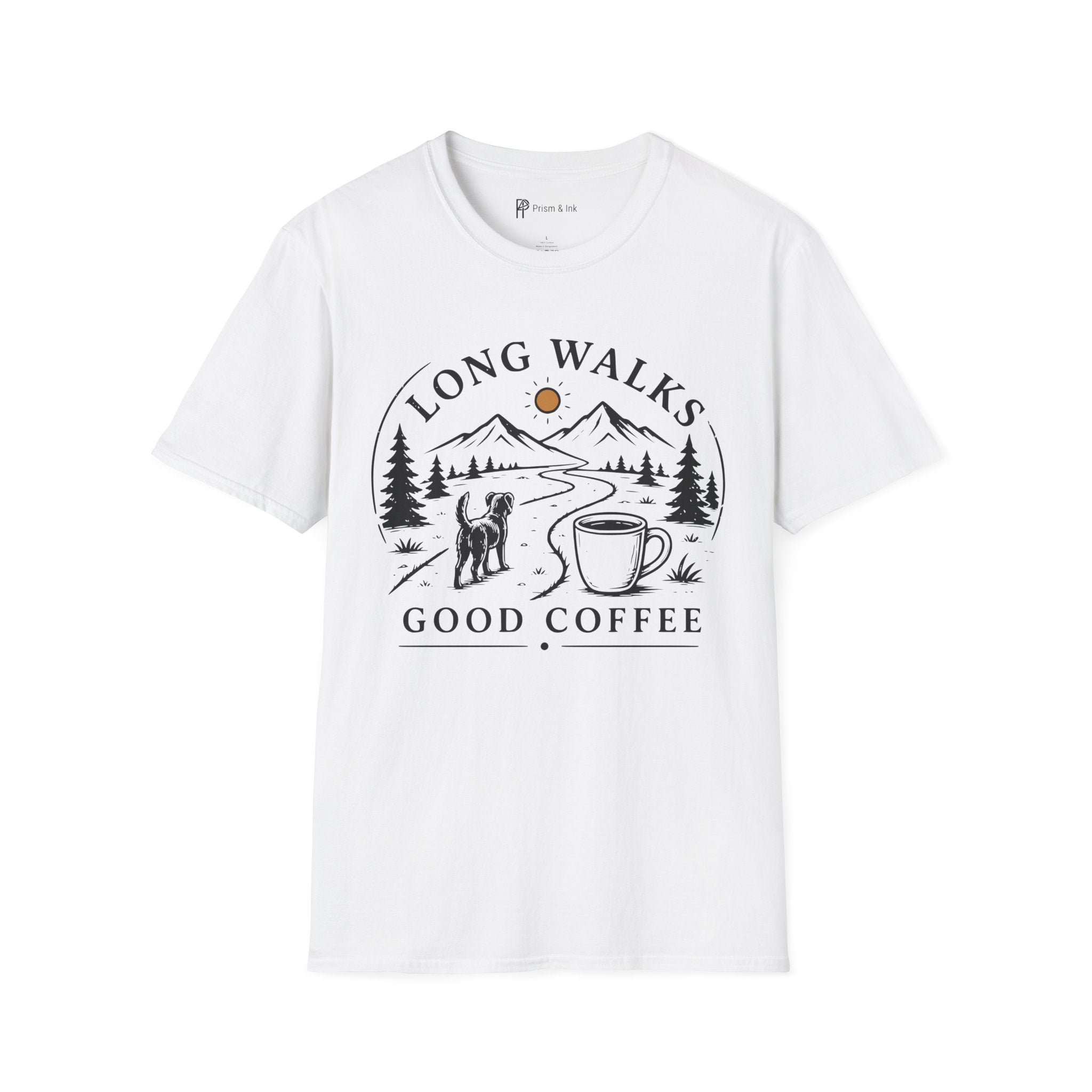 Long Walks & Good Coffee T-Shirt