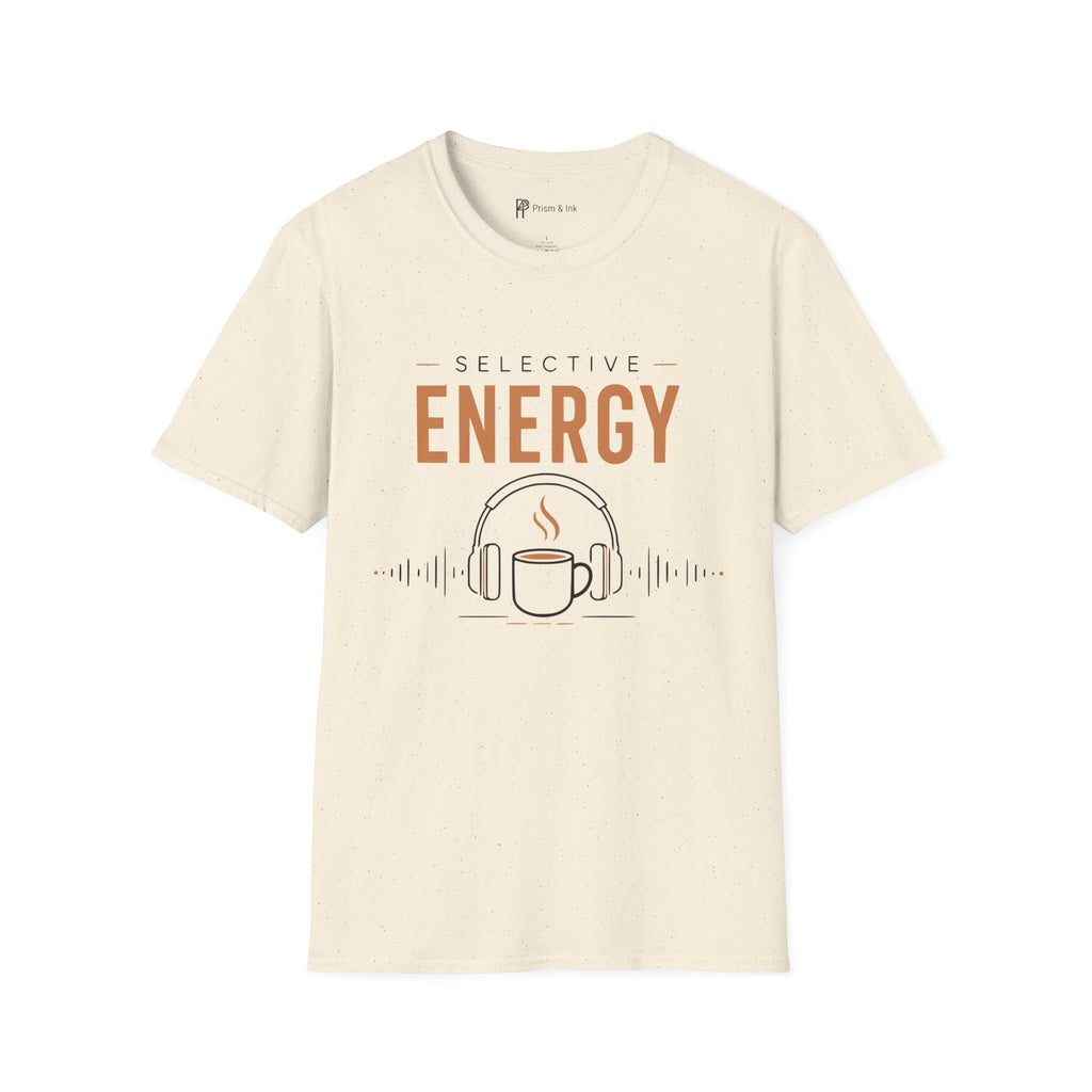 Selective Energy Coffee Headphones T-Shirt
