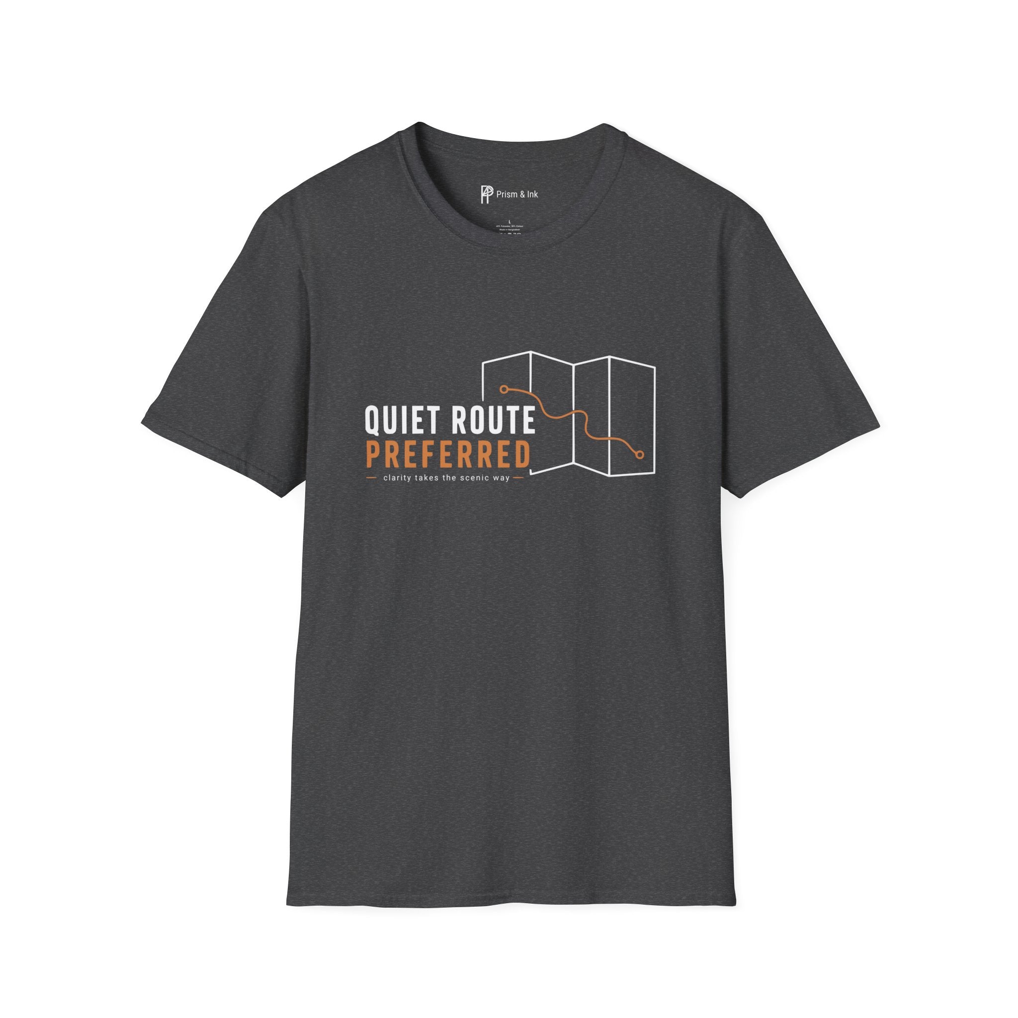 Quiet Route Preferred Minimalist Scenic Route T-Shirt