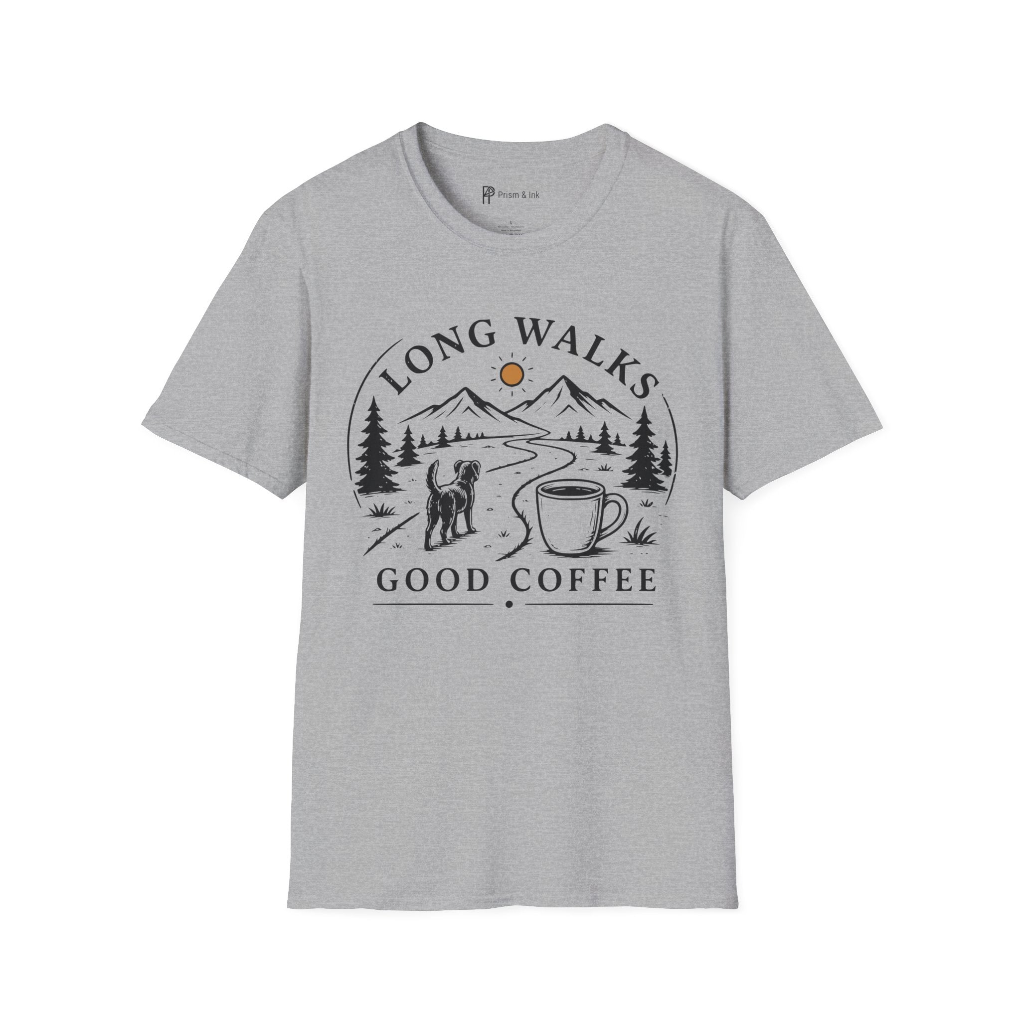Long Walks & Good Coffee T-Shirt