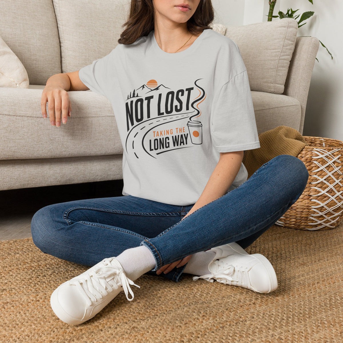 Not Lost Taking The Long Way Coffee T-Shirt