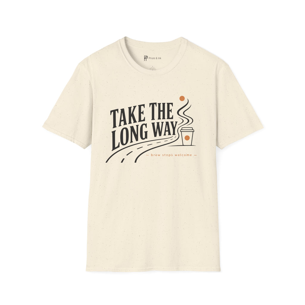 Take The Long Way Coffee Road Trip T-Shirt