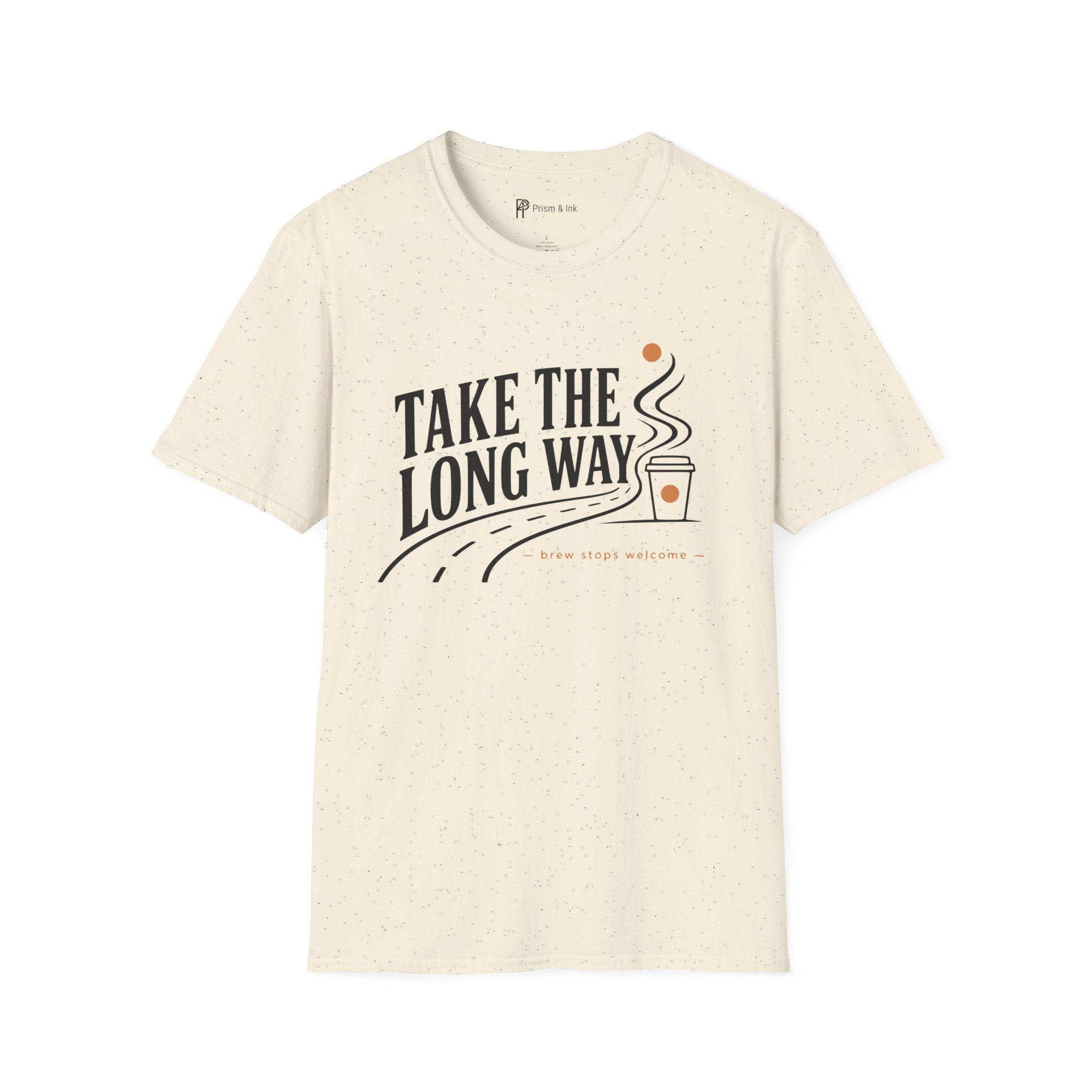 Take The Long Way Coffee Road Trip T-Shirt