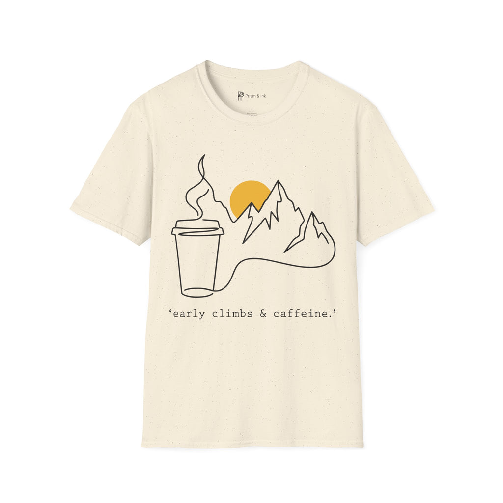 Early Climbs & Caffeine T-Shirt