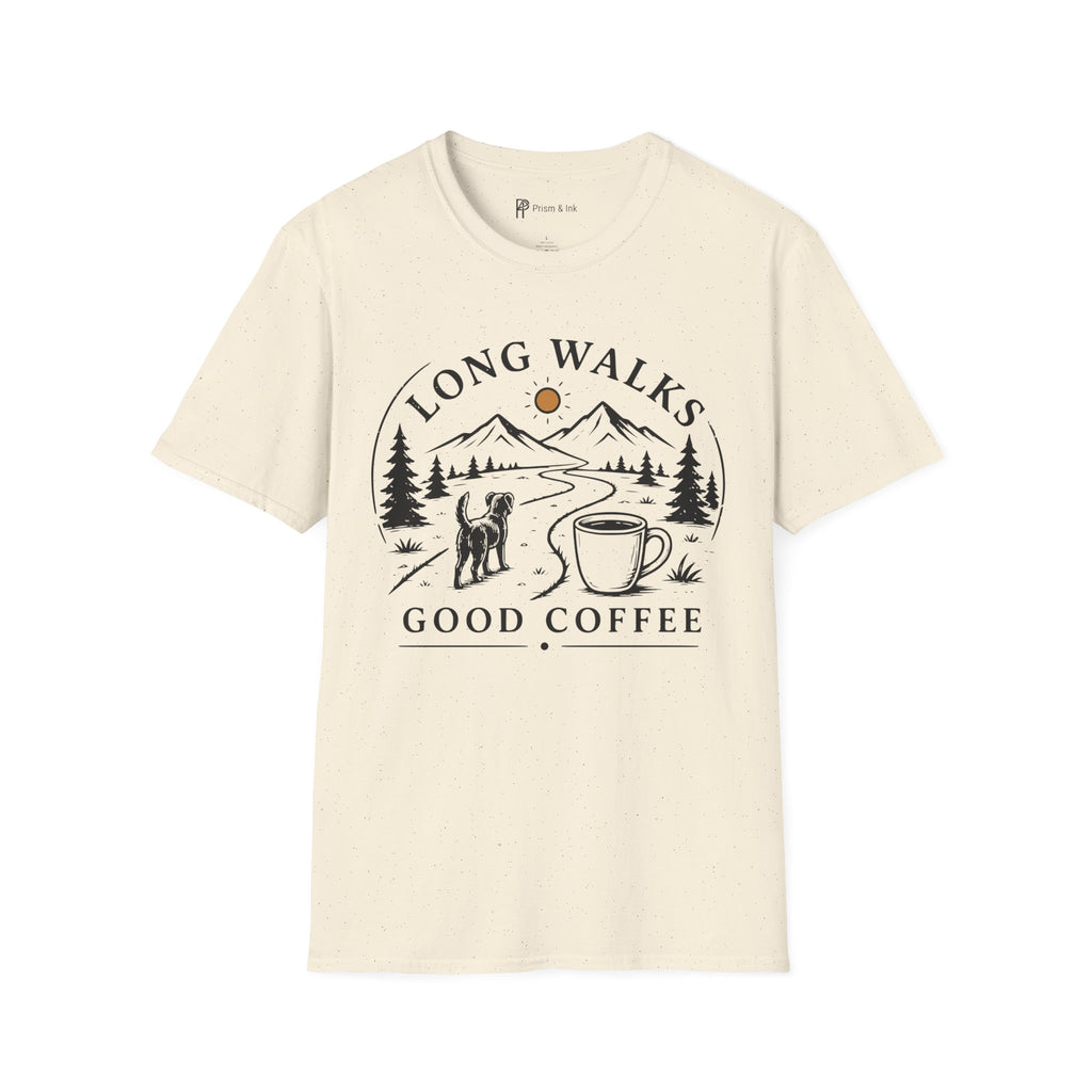 Long Walks & Good Coffee T-Shirt