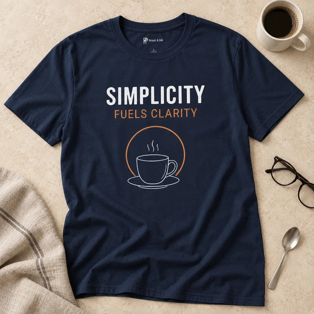 Simplicity Fuels Clarity Coffee T-Shirt