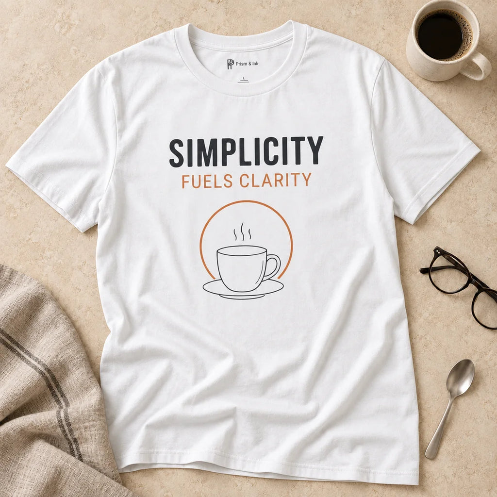 Simplicity Fuels Clarity Coffee T-Shirt