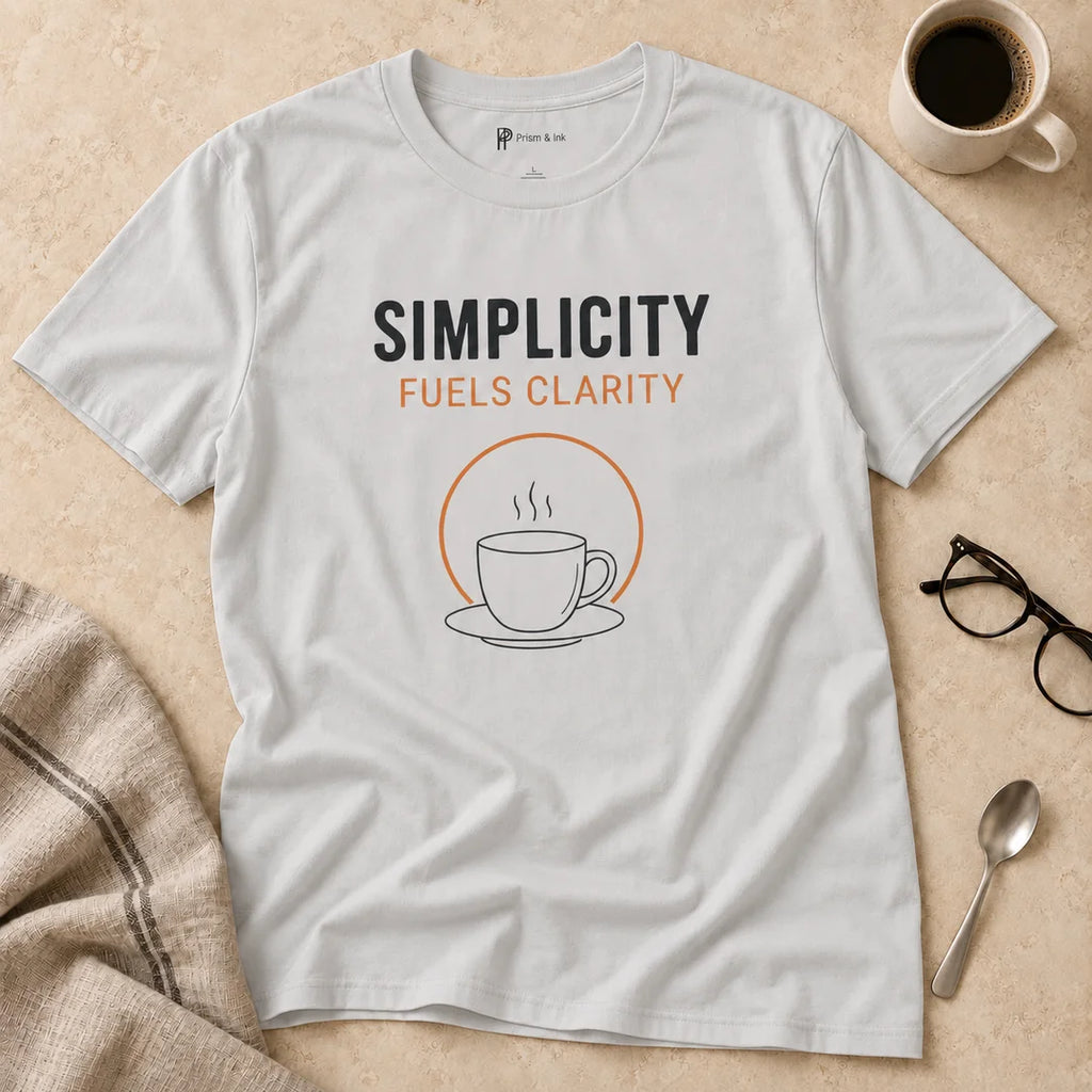Simplicity Fuels Clarity Coffee T-Shirt
